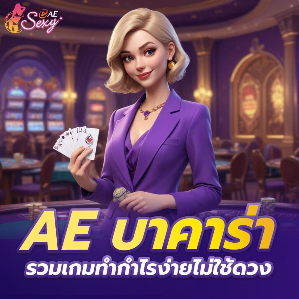 ae บาคาร่า รวมเกมทำกำไรง่ายไม่ใช้ดวง